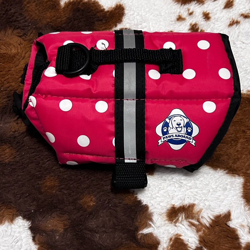 Paws aboard pet life vest, XS